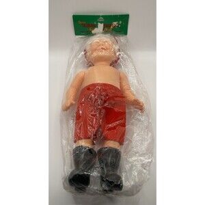 Vintage Darice Holiday Trimmings Santa Claus Ready To Dress Doll 13.5" (New)